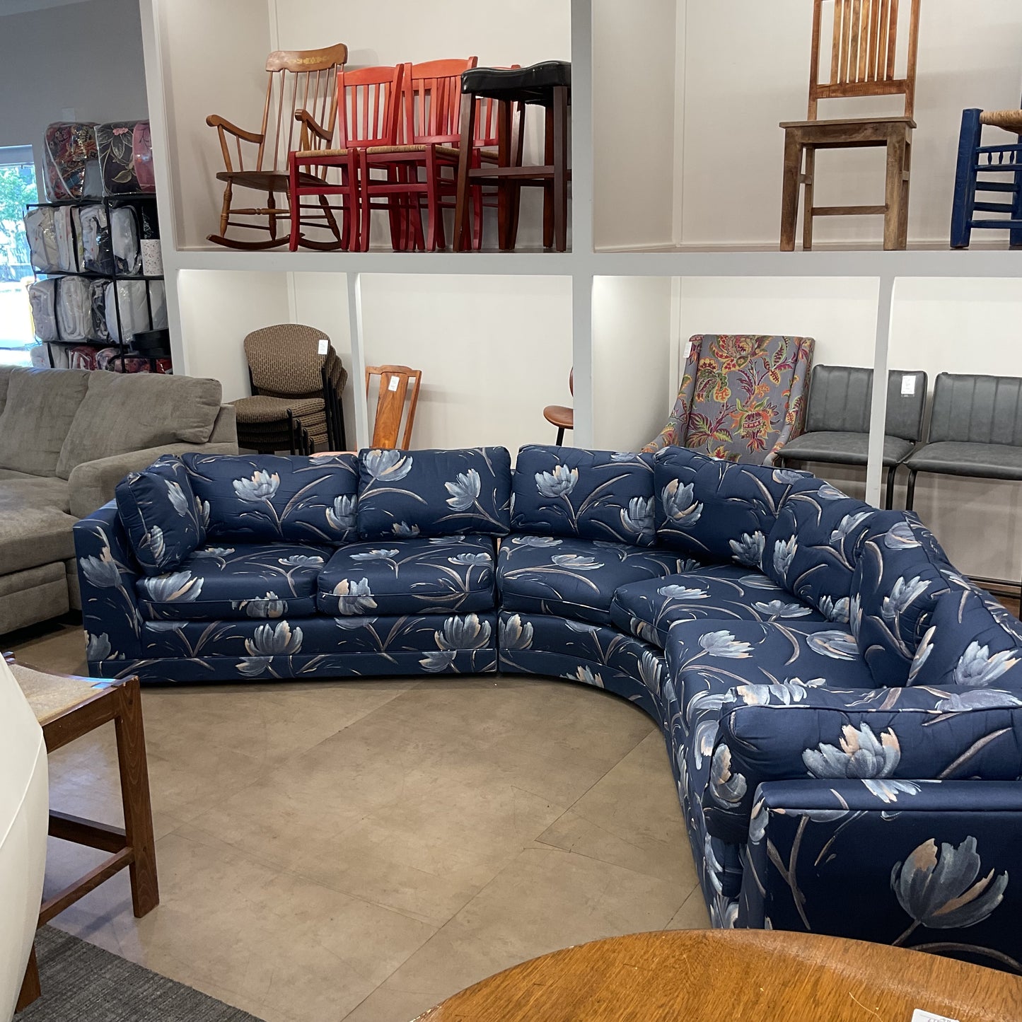 Midnight Floral Sectional