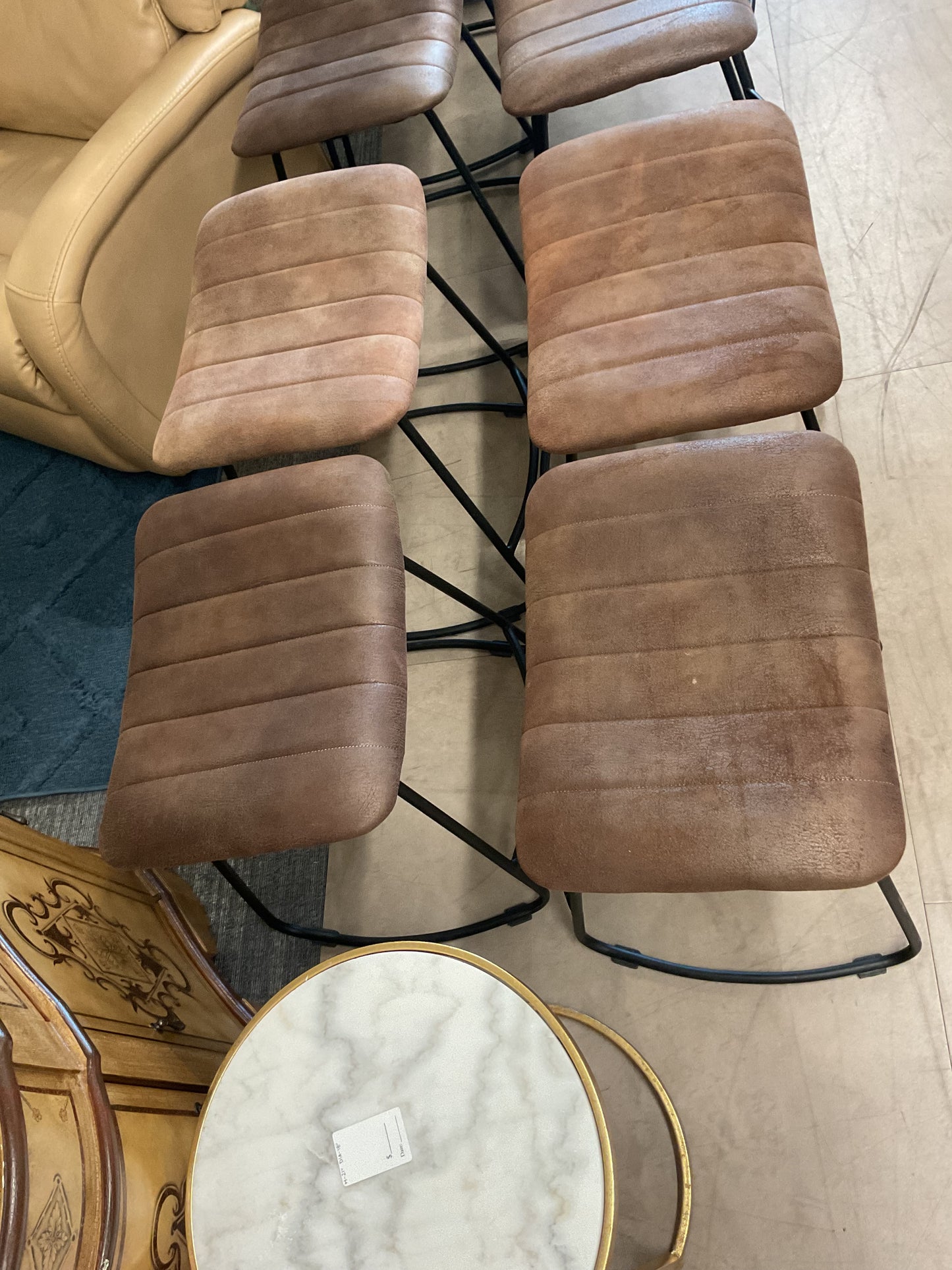 Buffalo chocolate bar stools