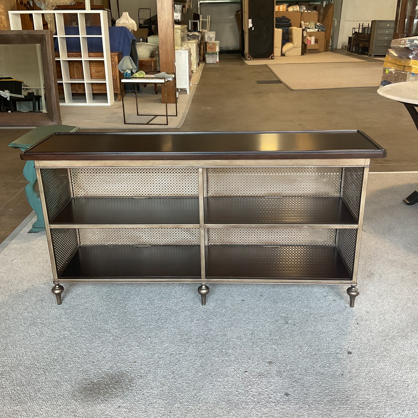 Wood Top Console Table *WH