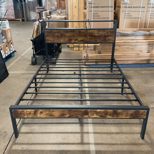 Rustic Brown Full Bed (B103) *WH