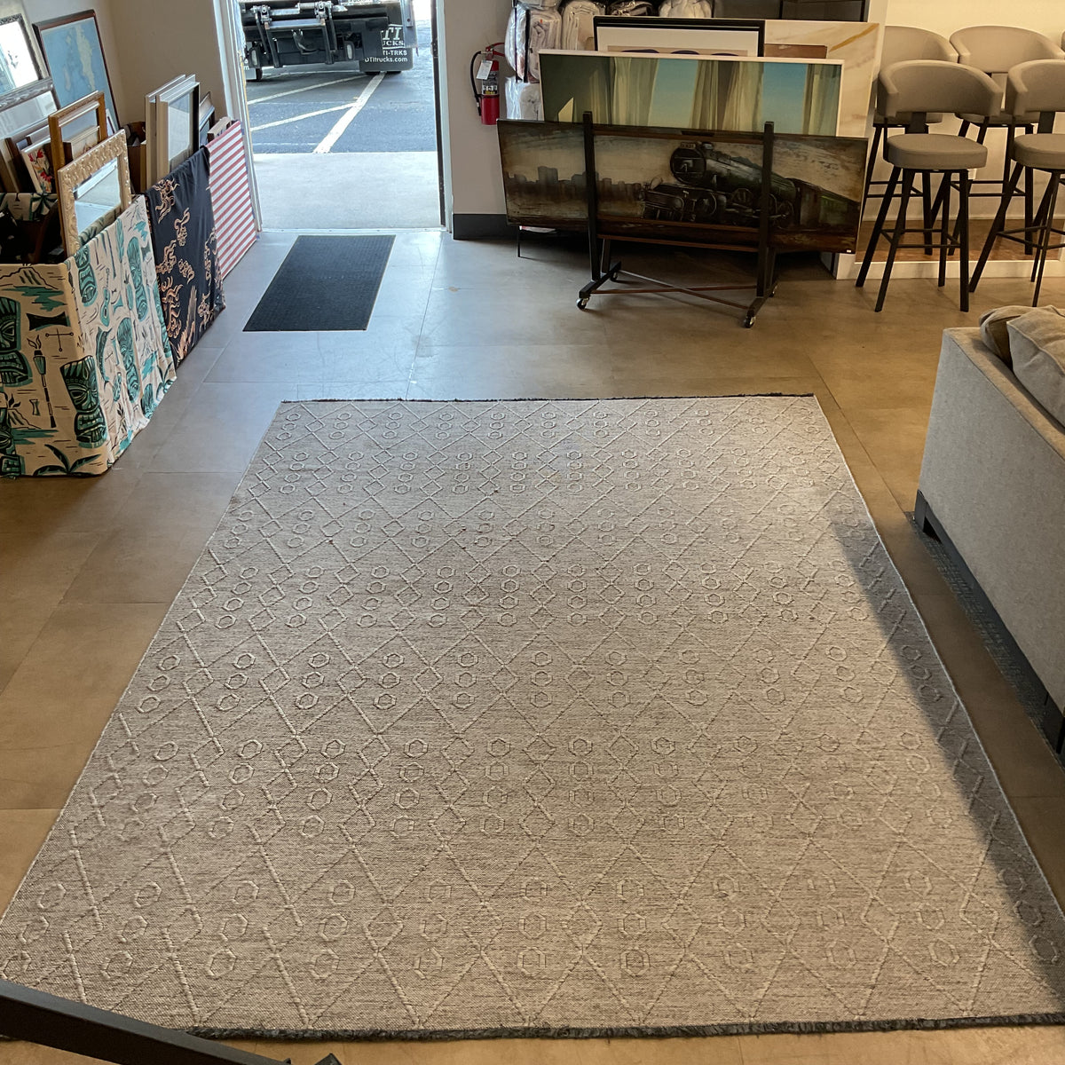 Grey Gatsby Rug (R093)
