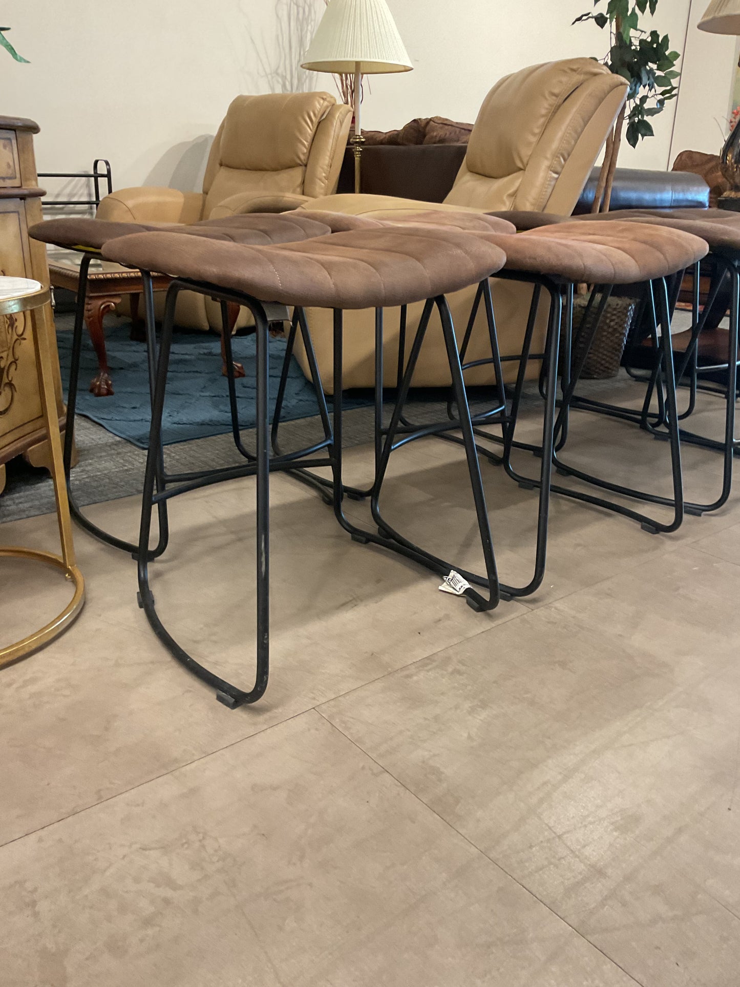 Buffalo chocolate bar stools