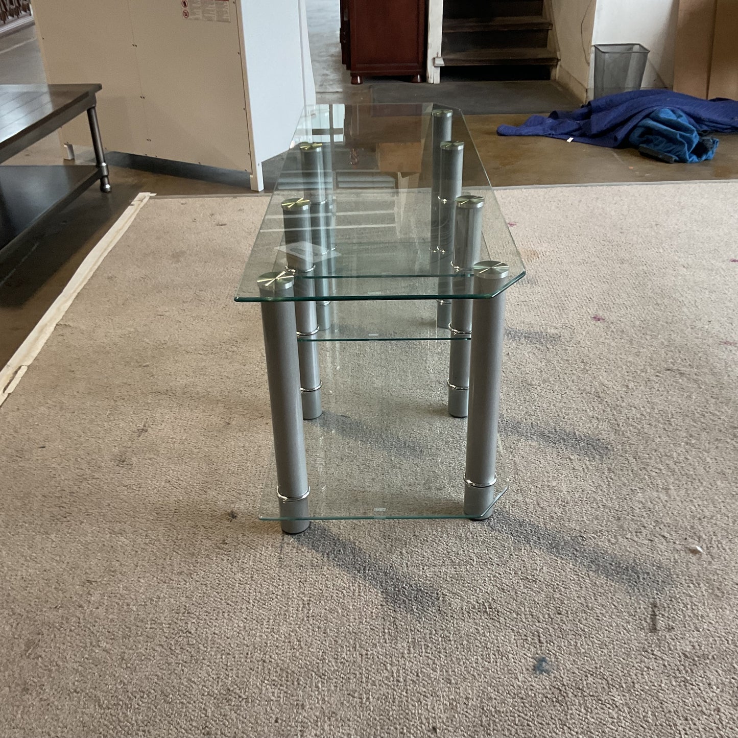 Multi-Tier Glass Entertainment Center *WH