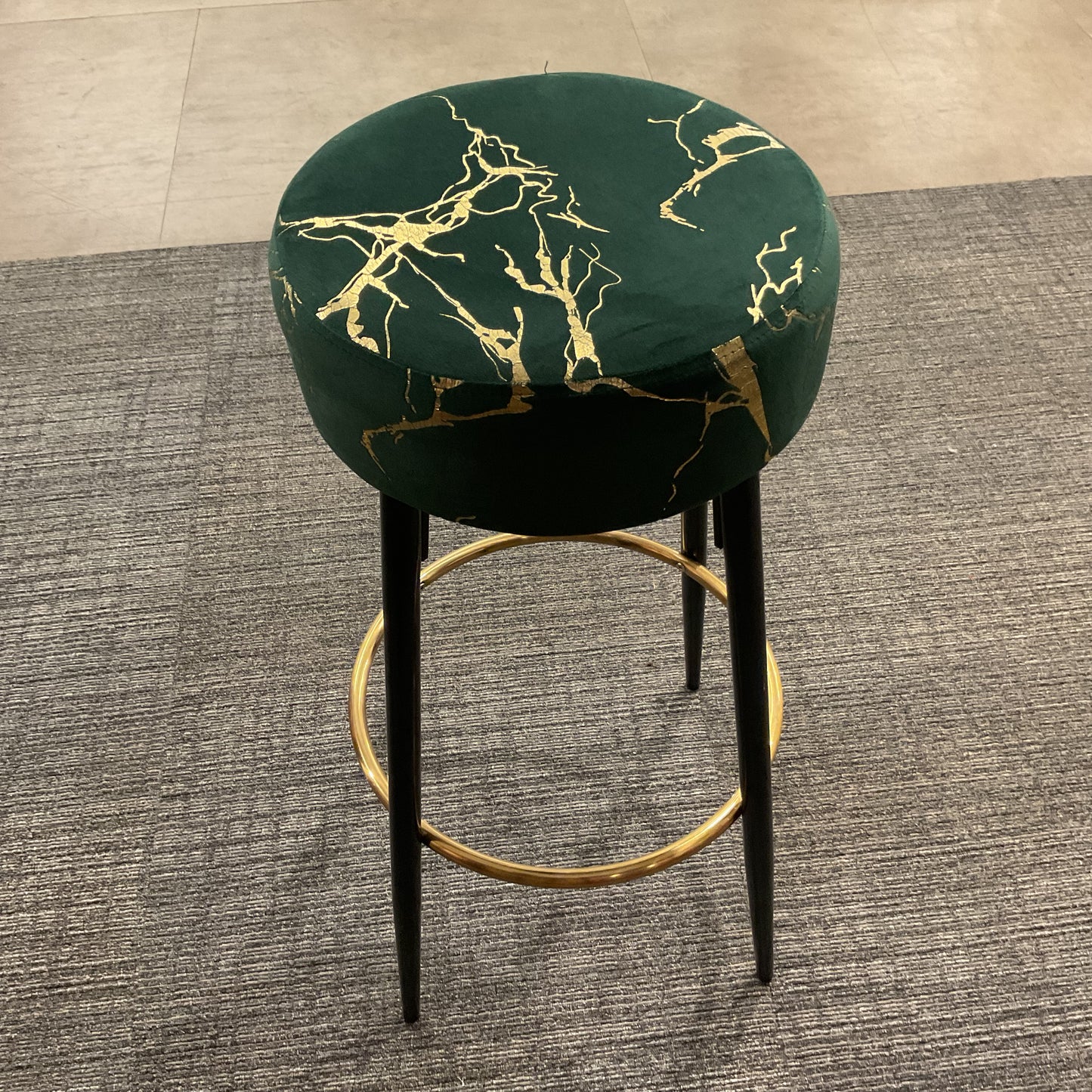Golden Vein Barstool Pair