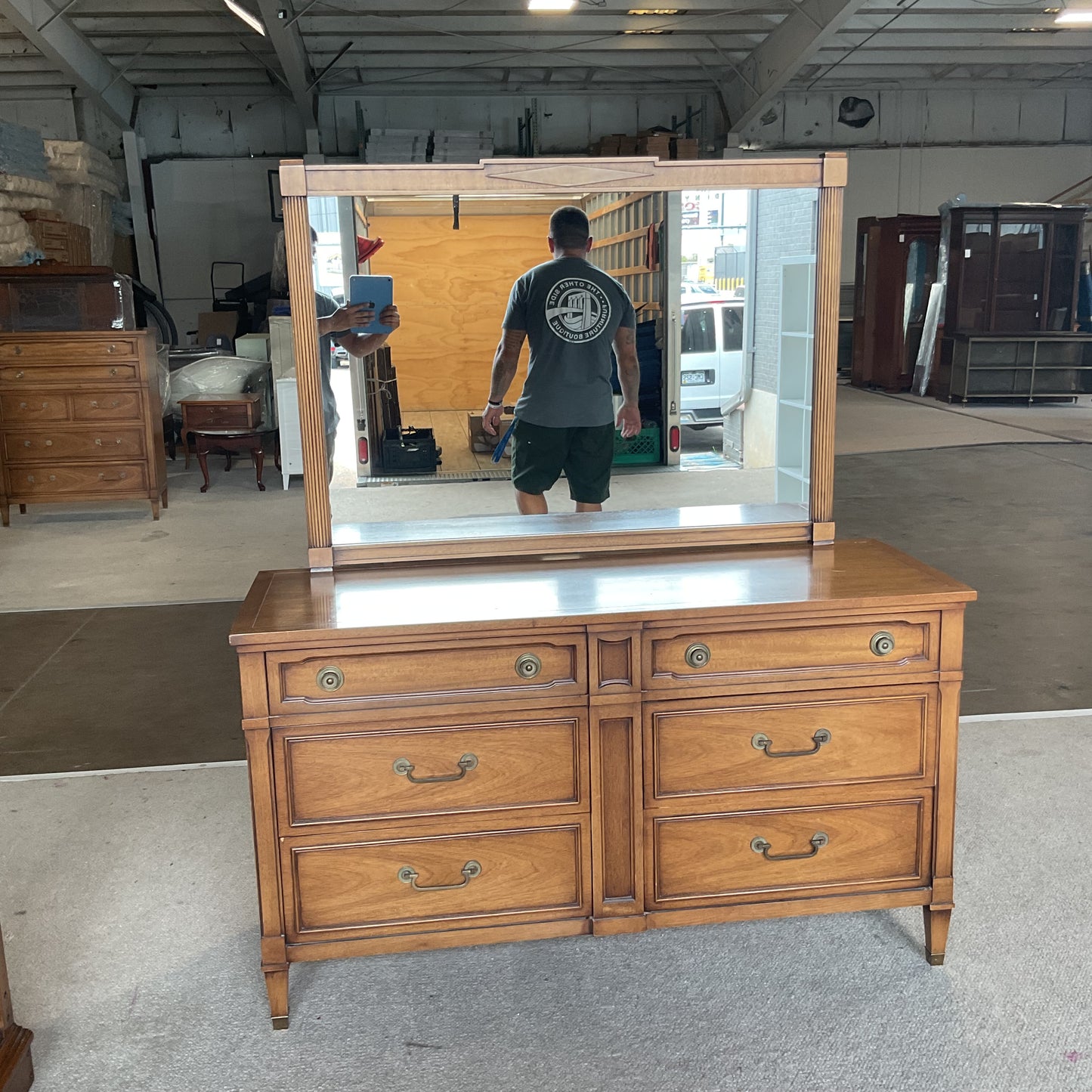 Italian Dresser & Mirror *WH