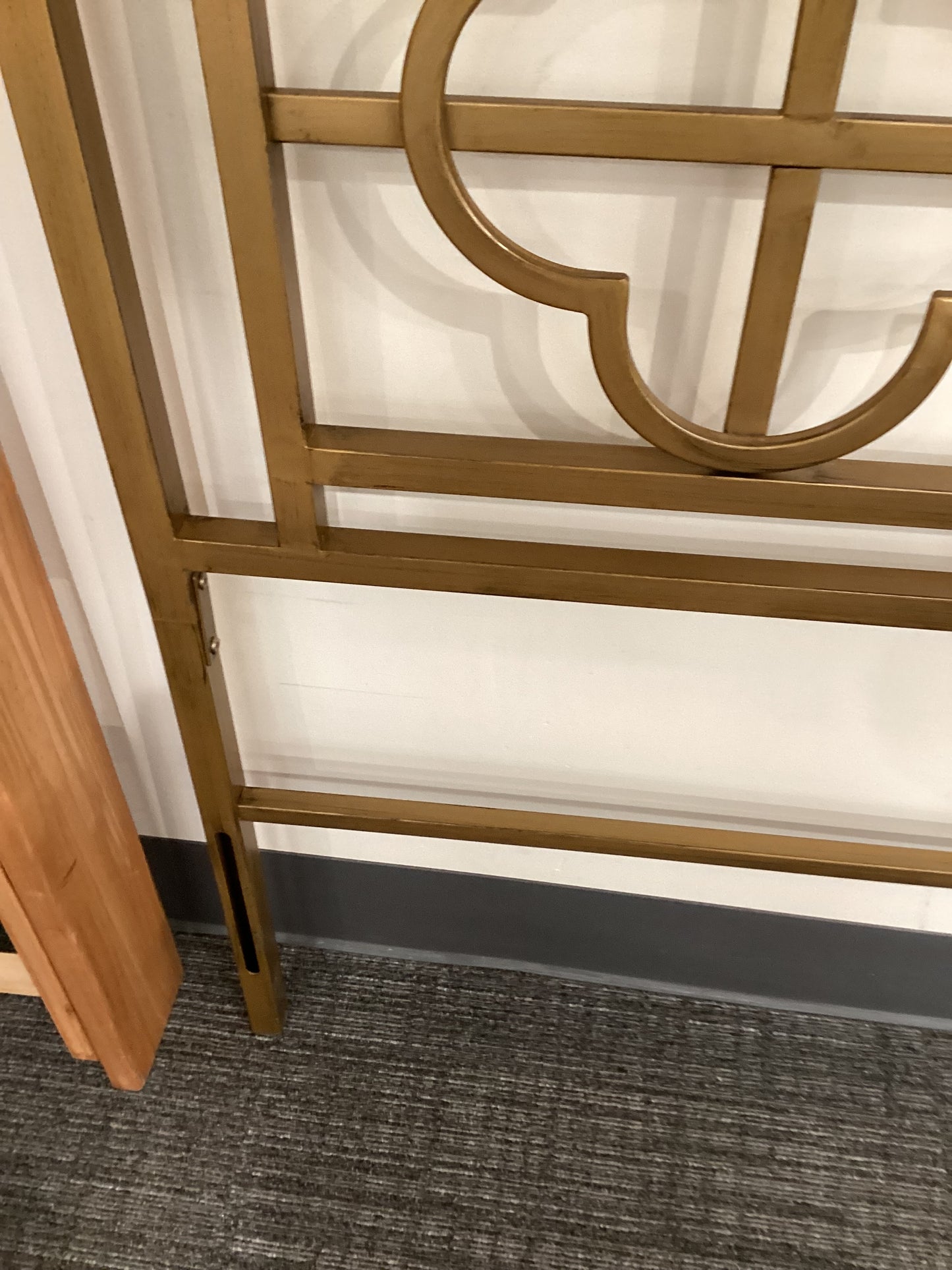 Gold Floral Headboard (A100)