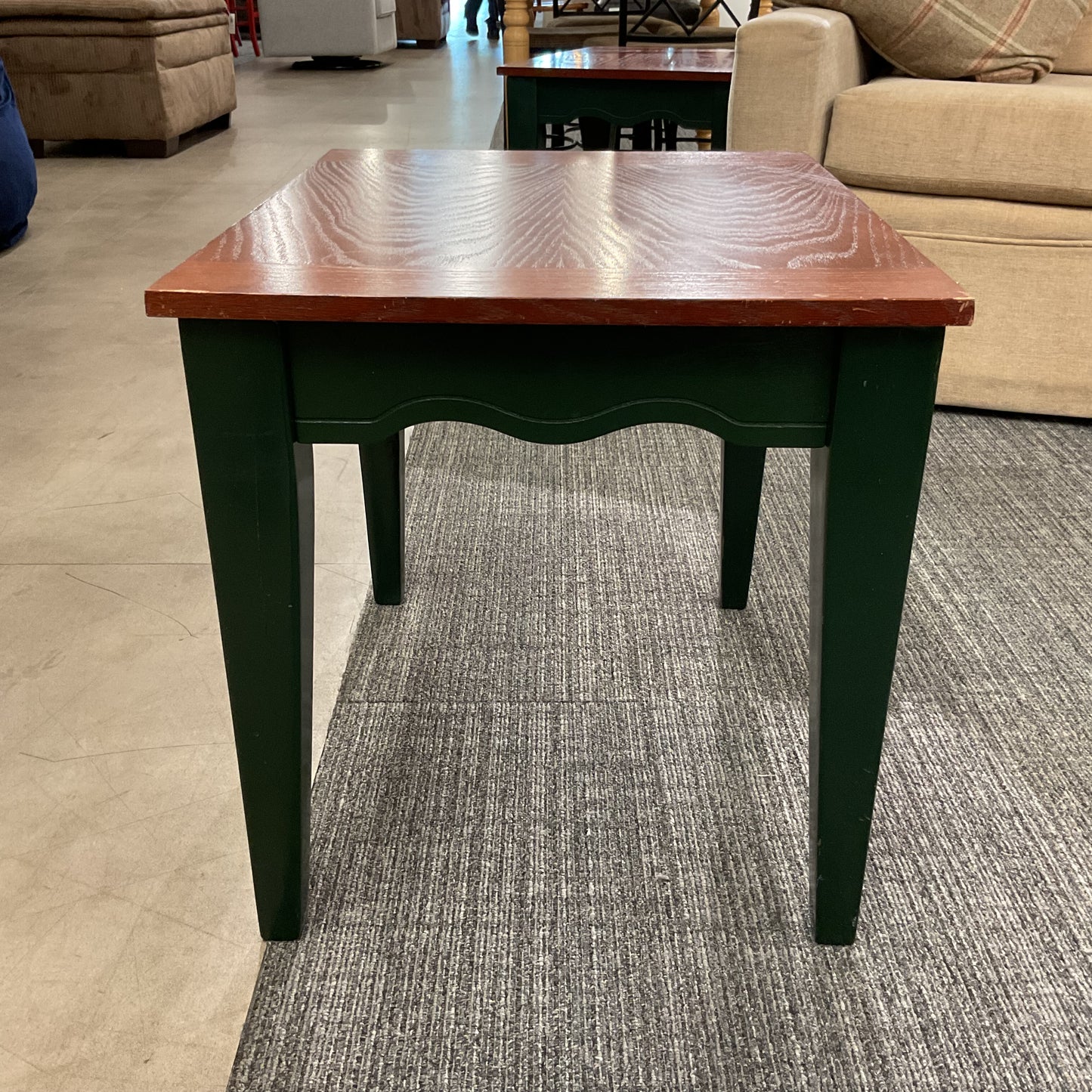 Cottage Two-Tone Side Table