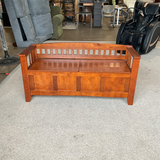 Walnut Storage Bench *WH