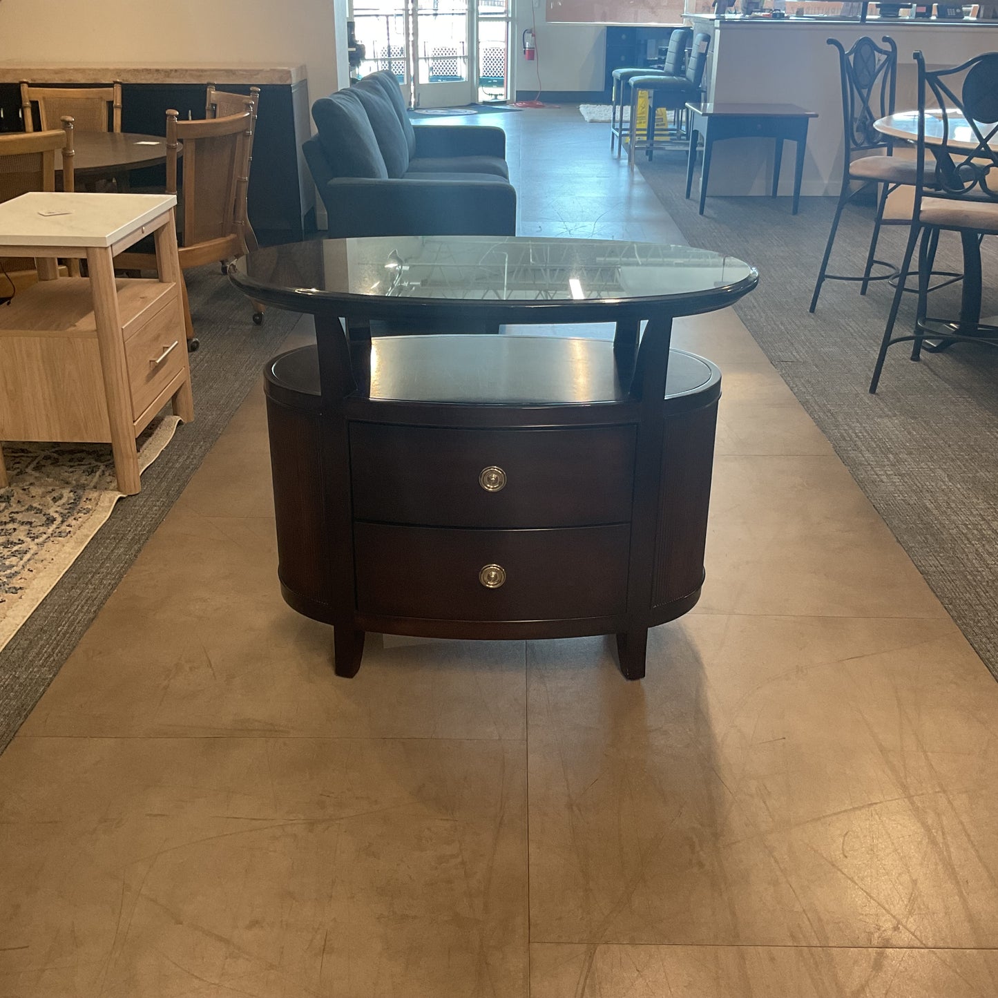 Mahogany Pool Side Table