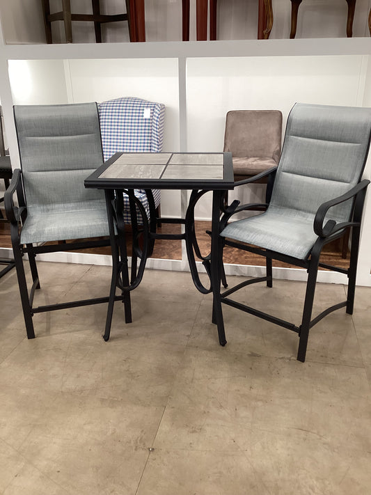 You + Me= Us Bistro Patio Set