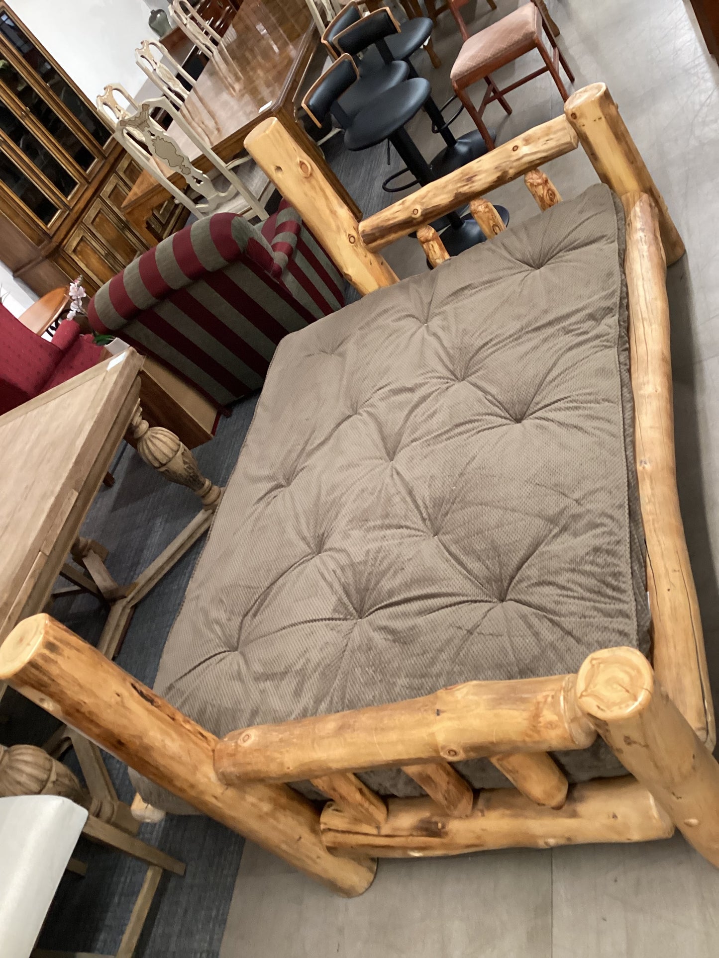 Log in some sleep futon