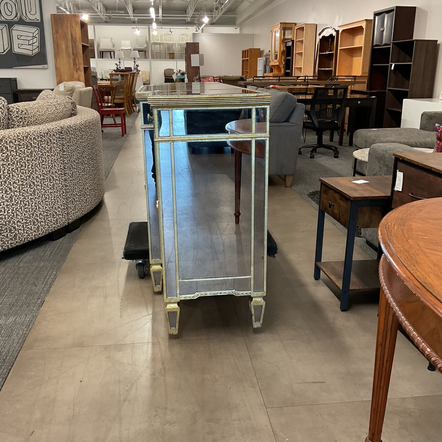 Gold Mirrored Buffet