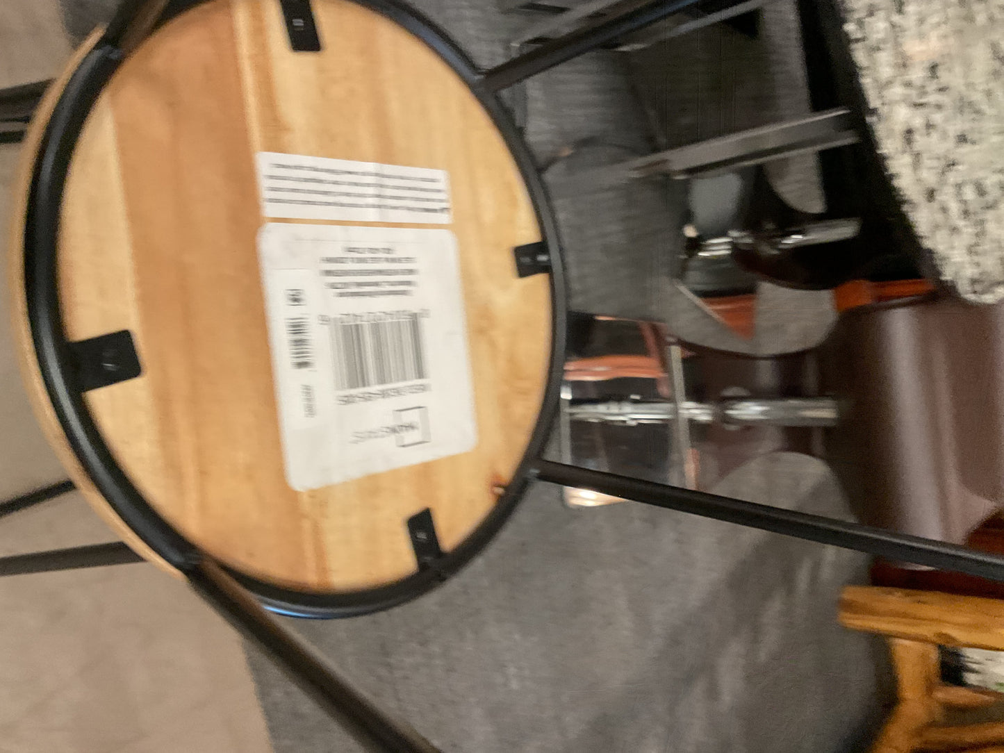 3 blonde bar stools