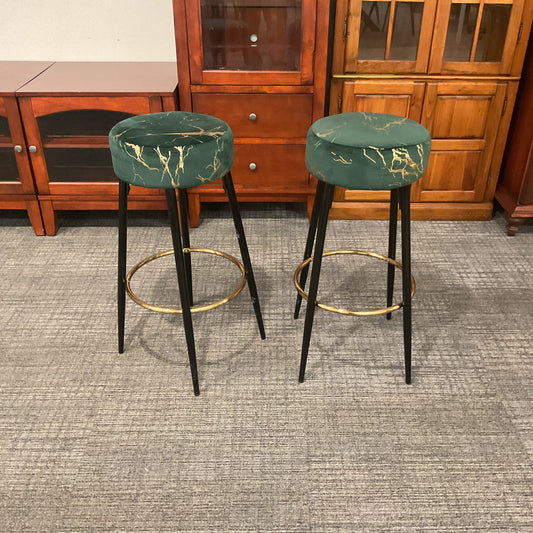 Golden Vein Barstool Pair
