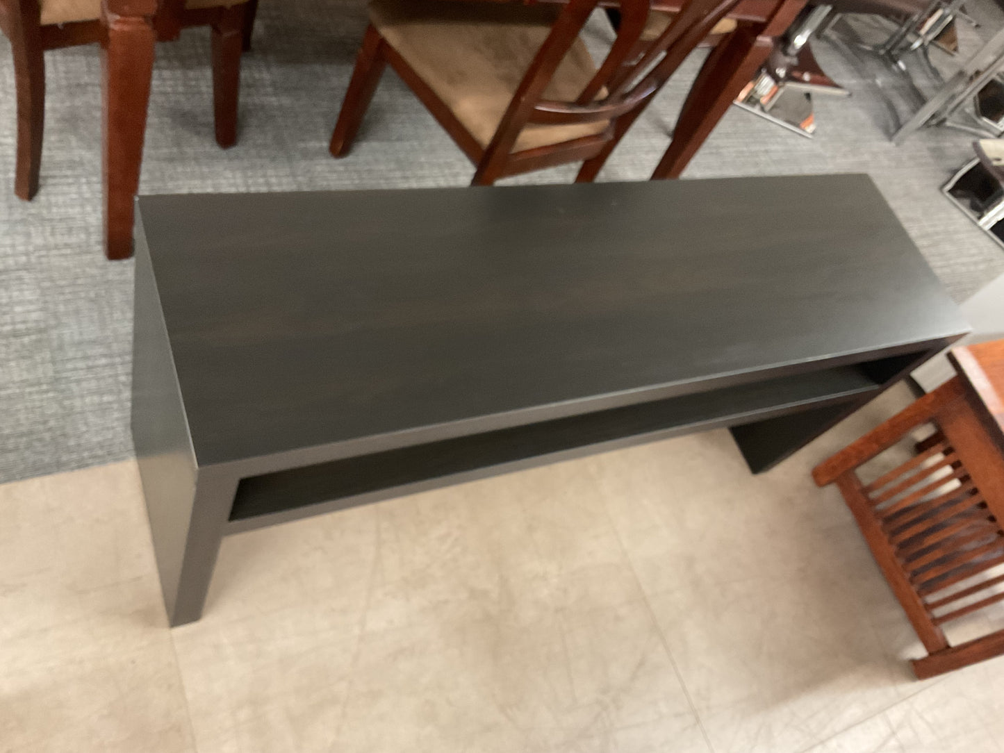 Long black console