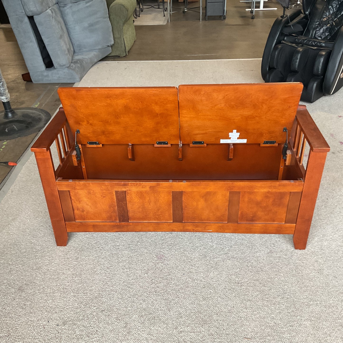 Walnut Storage Bench *WH