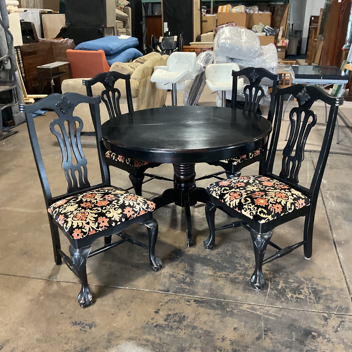 Black Vintage Dinning Set *WH