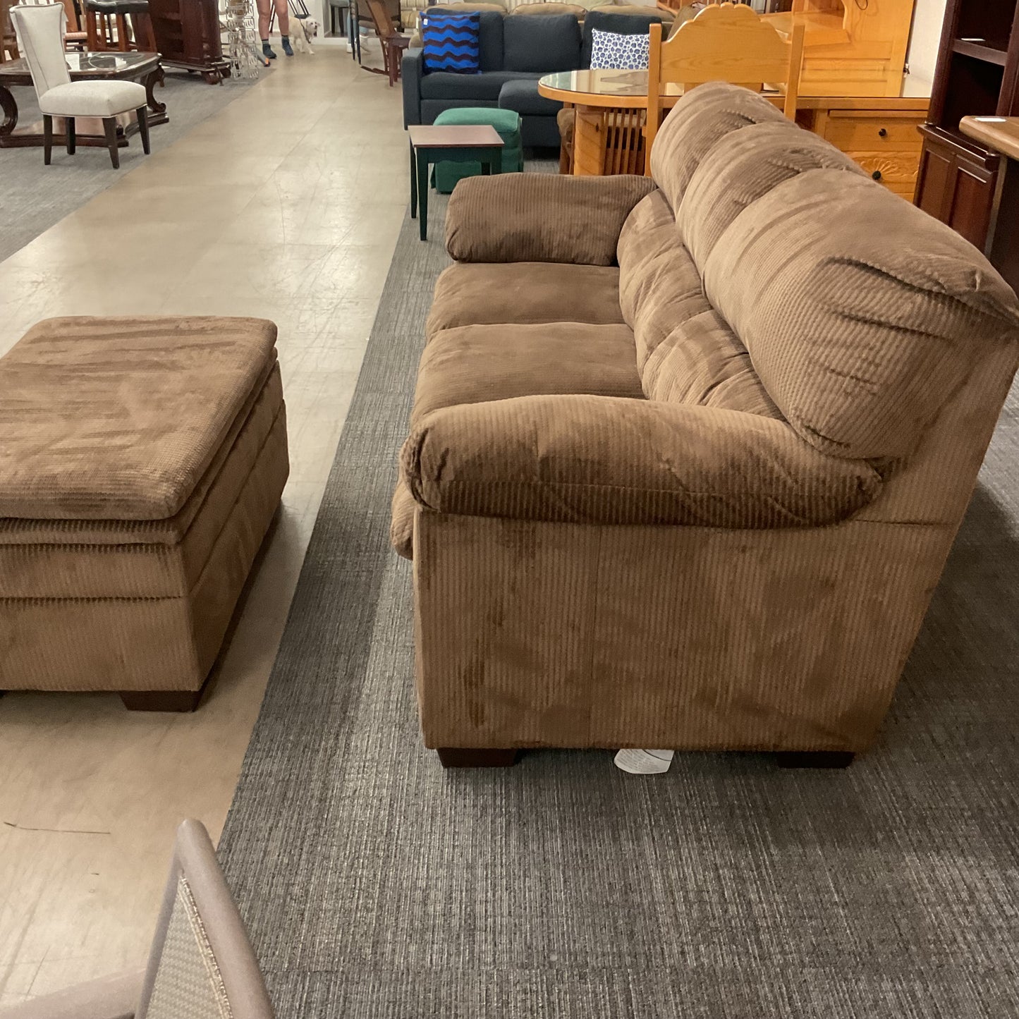 Papa Bear Sofa W/ Ottoman