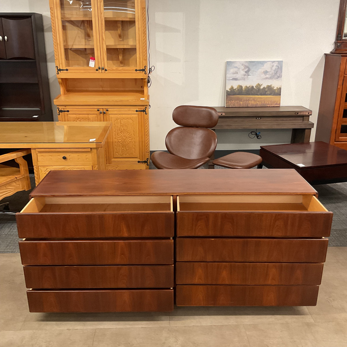 Mid-Century Lowboy Dresser