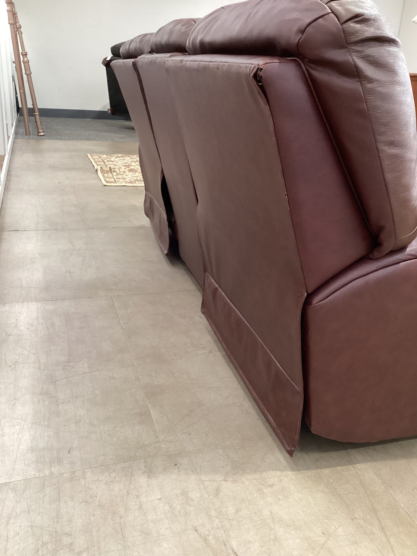 Incline decline recliner sofa