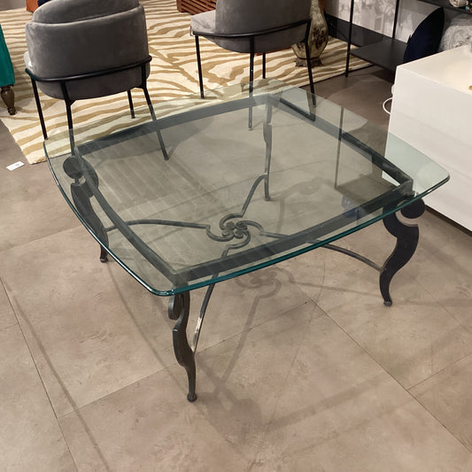 Glass Top Cocktail Table **WH