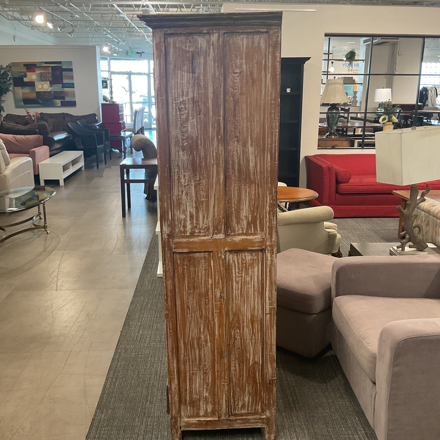 Six-Pane Glass Cabinet