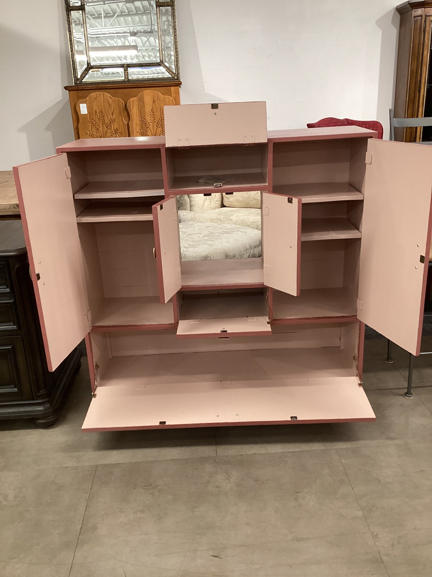 Dusty rose wardrobe