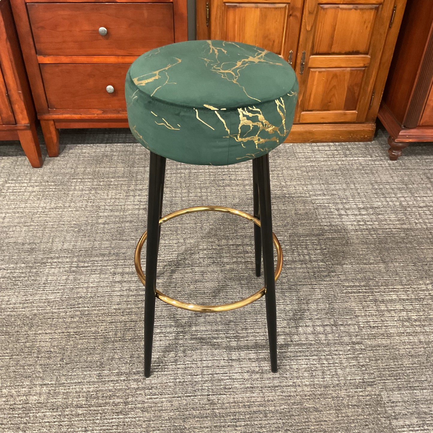 Golden Vein Barstool Pair