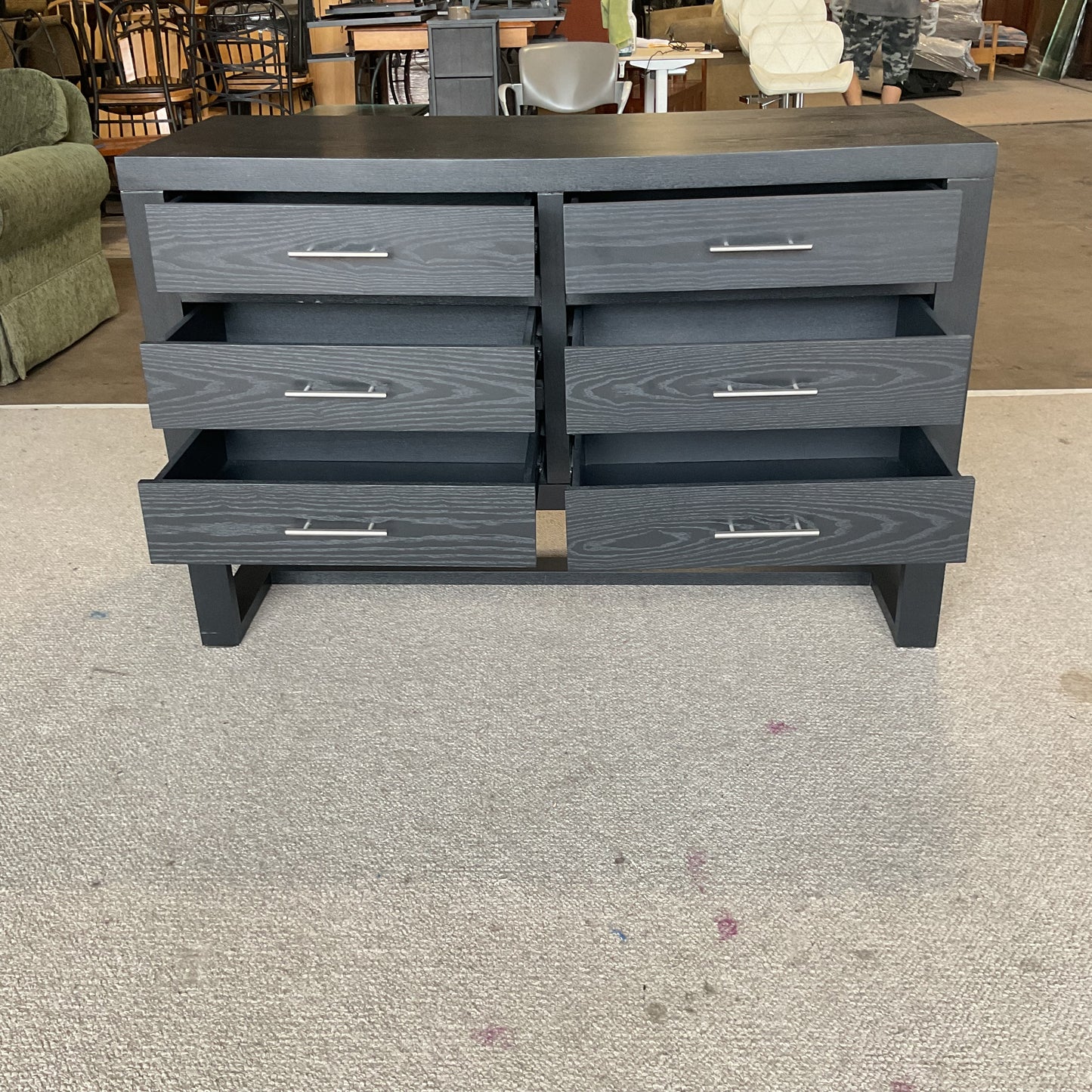 Modern Black Credenza *WH