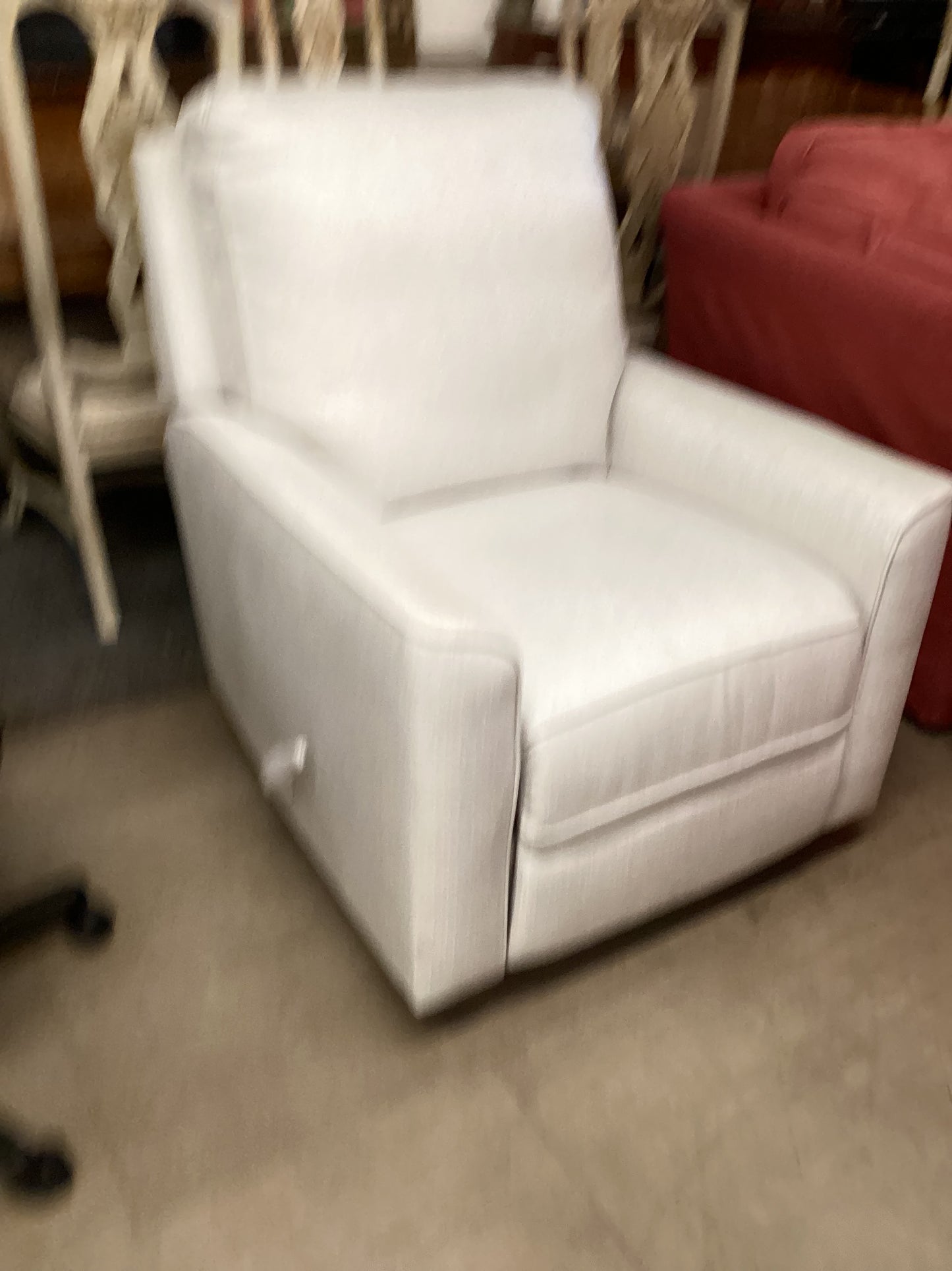 Rock-a-bye baby recliner rocker