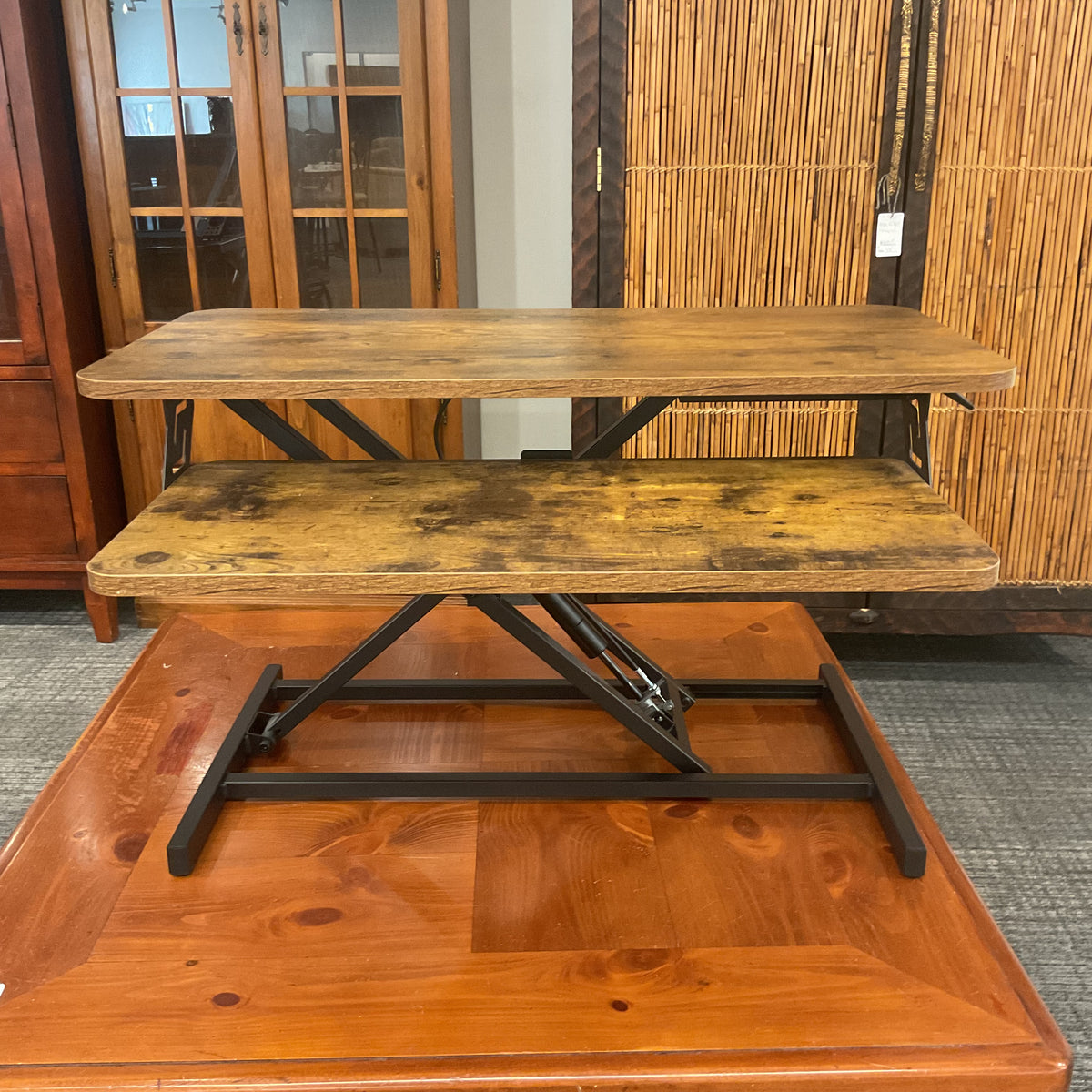 Rustic Desk Converter