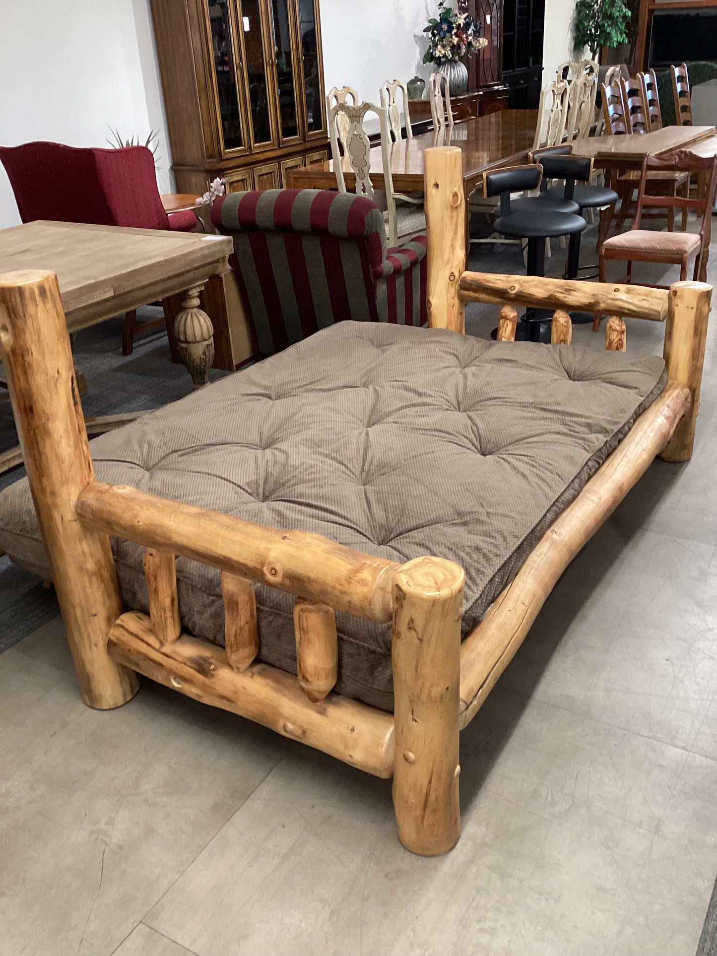 Log in some sleep futon