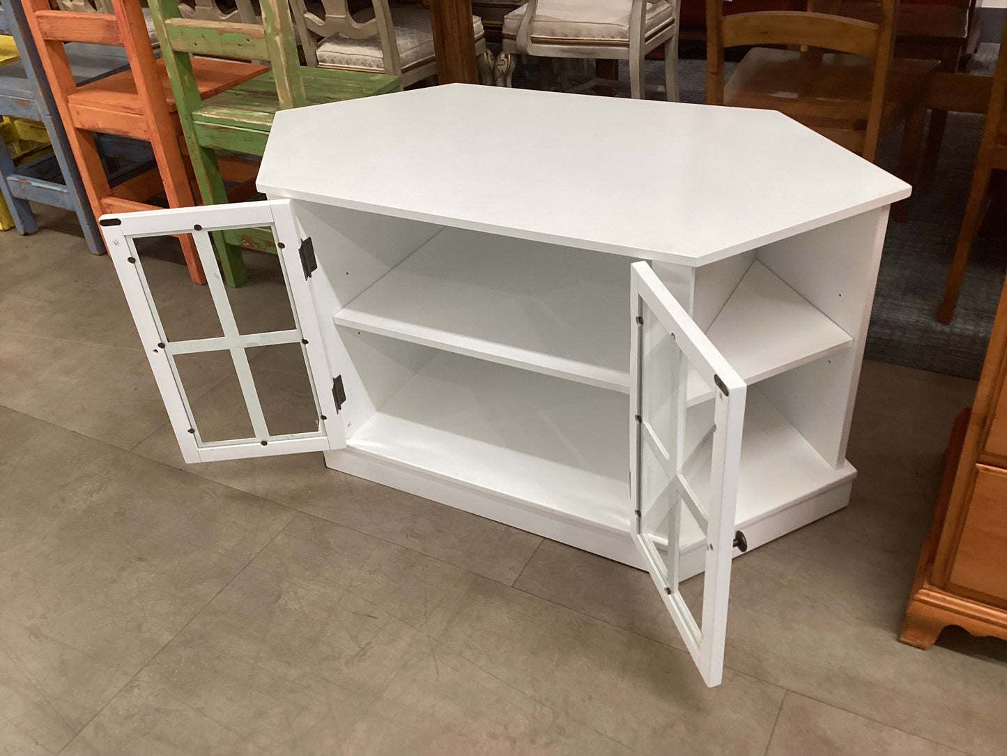 Corner Media Console