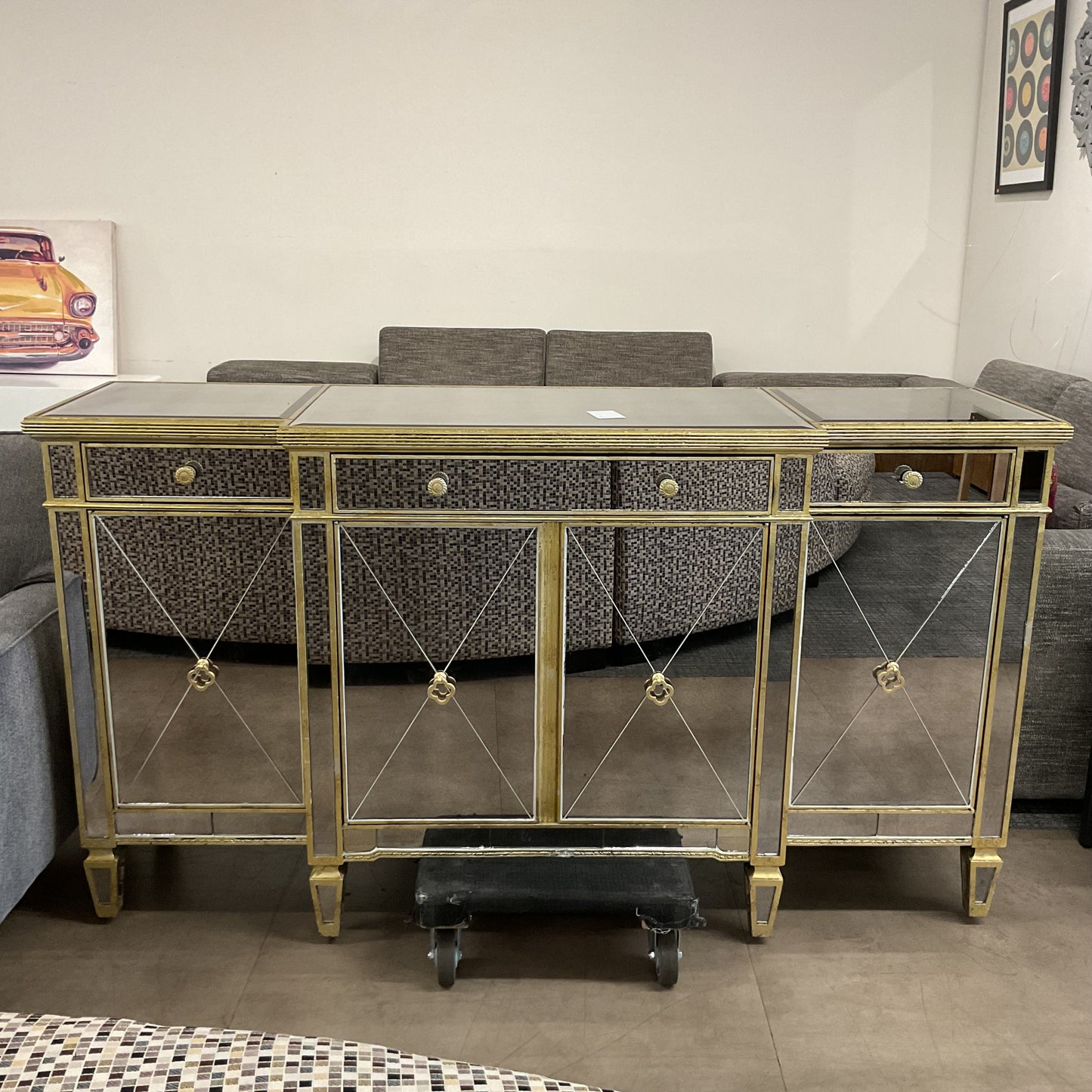 Gold Mirrored Buffet