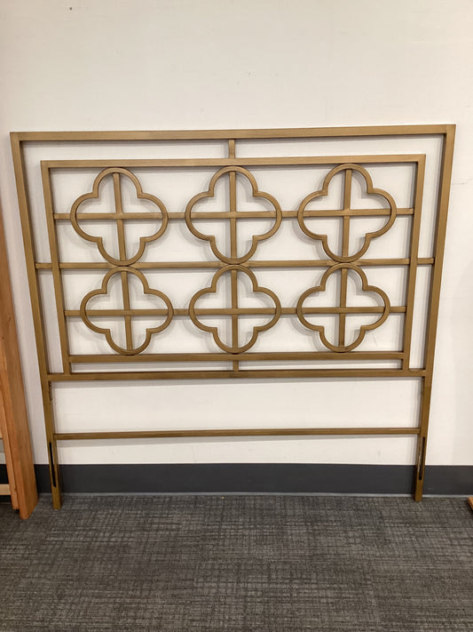 Gold Floral Headboard (A100)