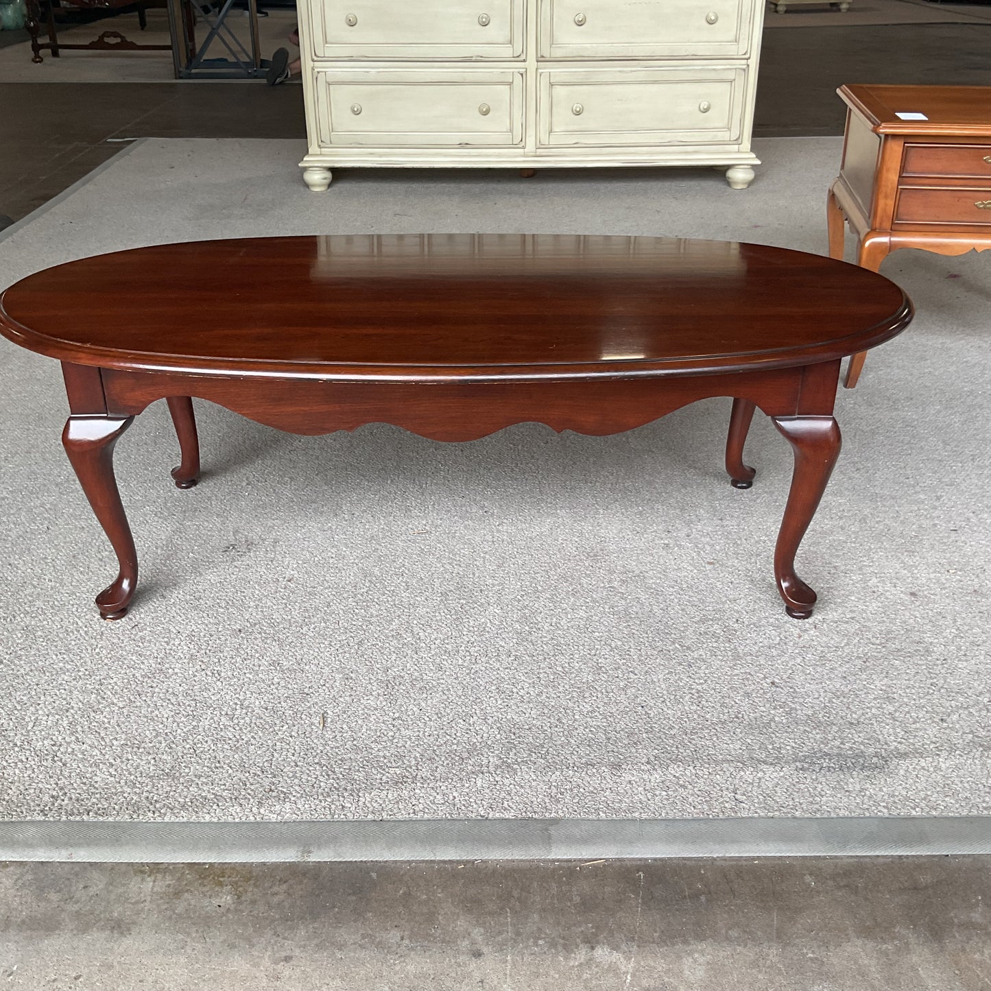 Cherry Oval Coffee Table *WH