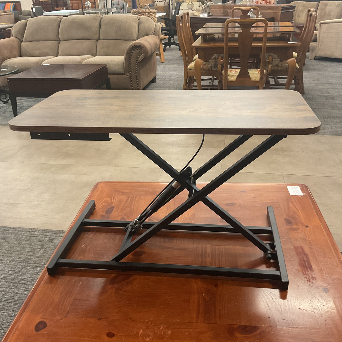 Rustic Desk Converter