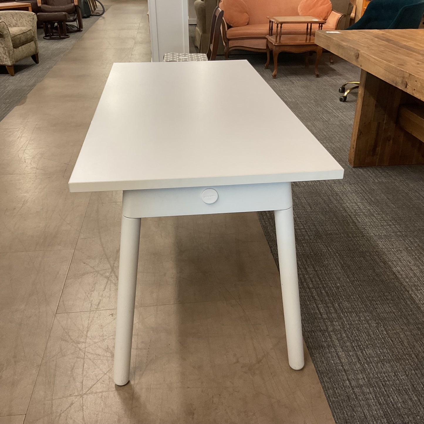 White Laminate Office Table