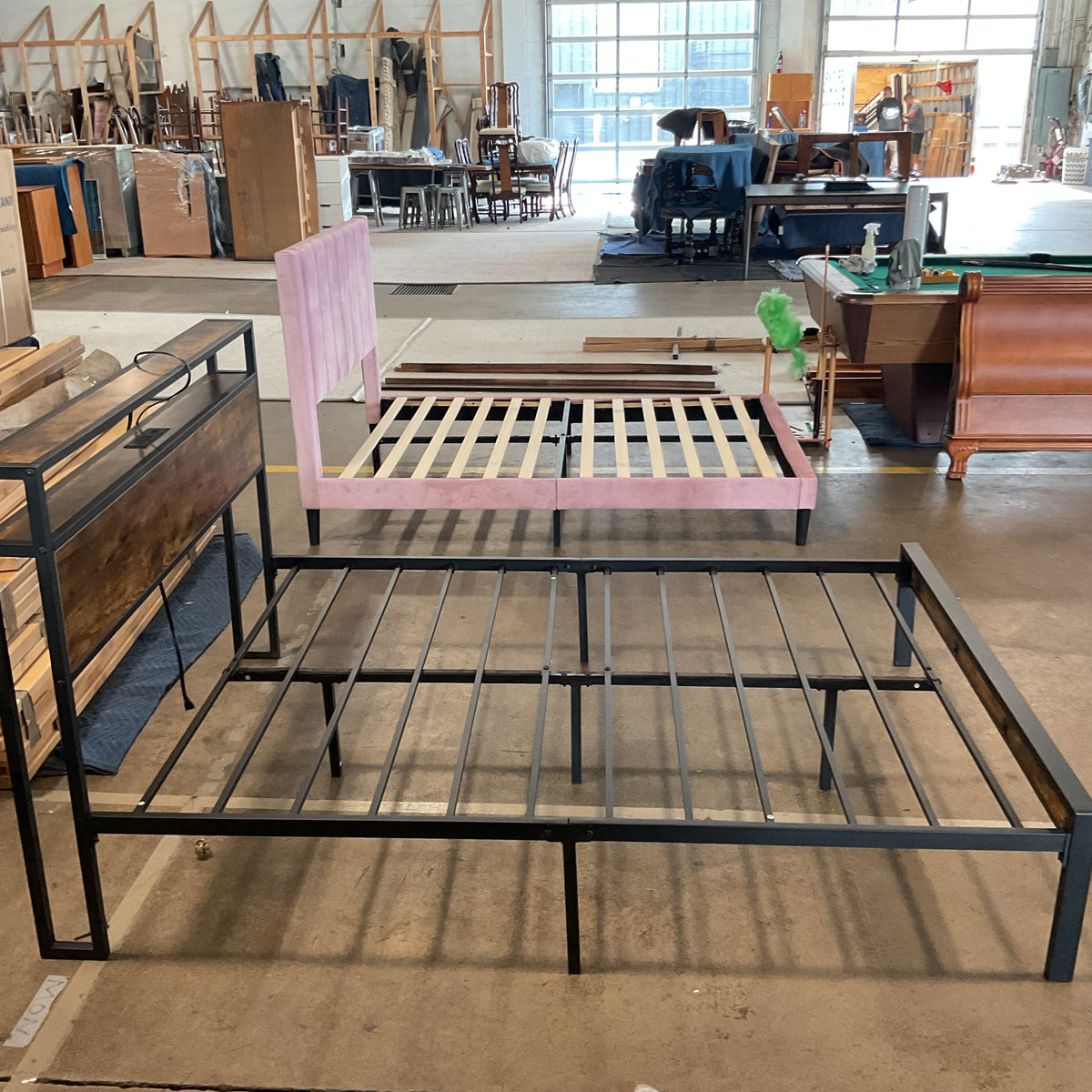 Rustic Brown Full Bed (B103) *WH