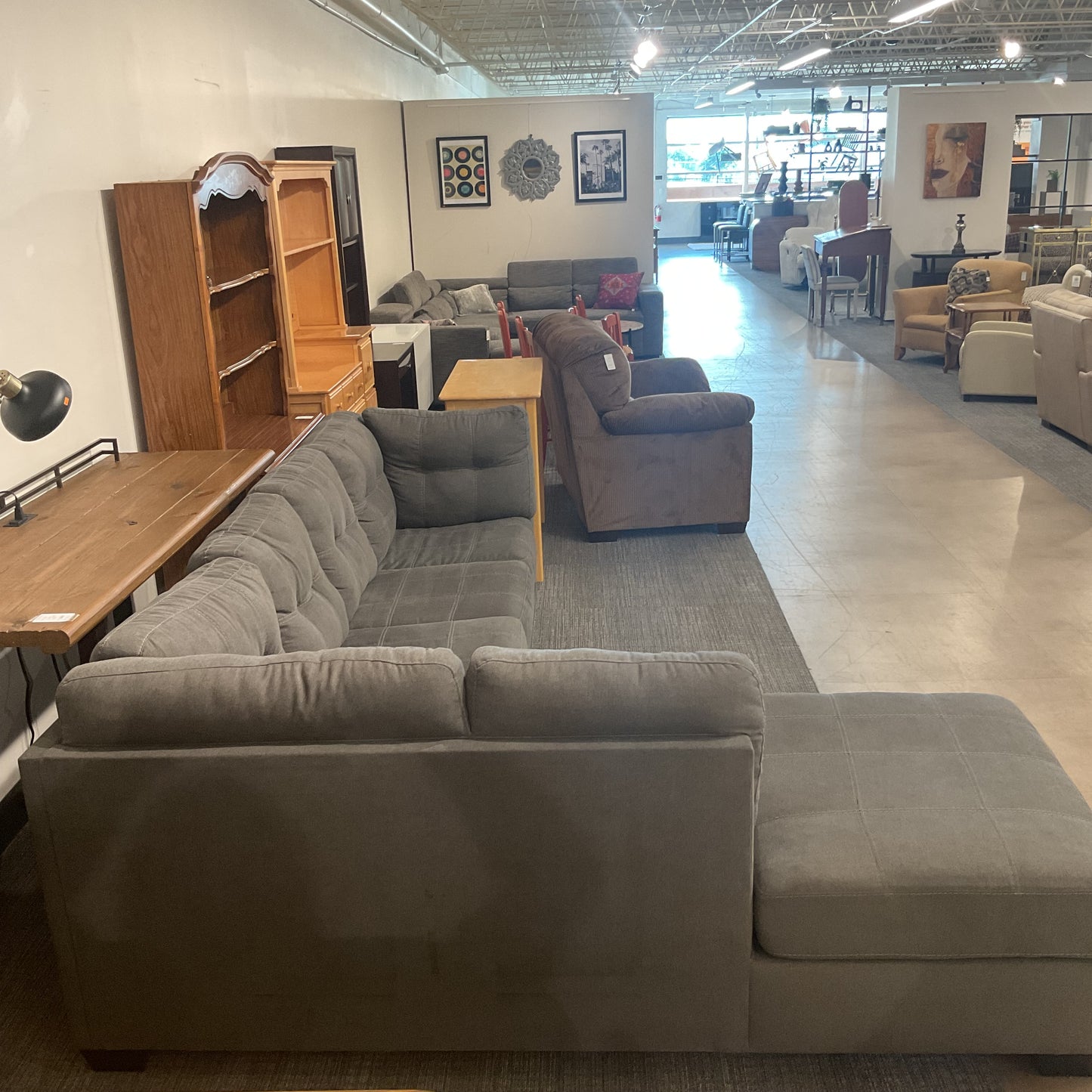 Dark Grey Corner Sectional