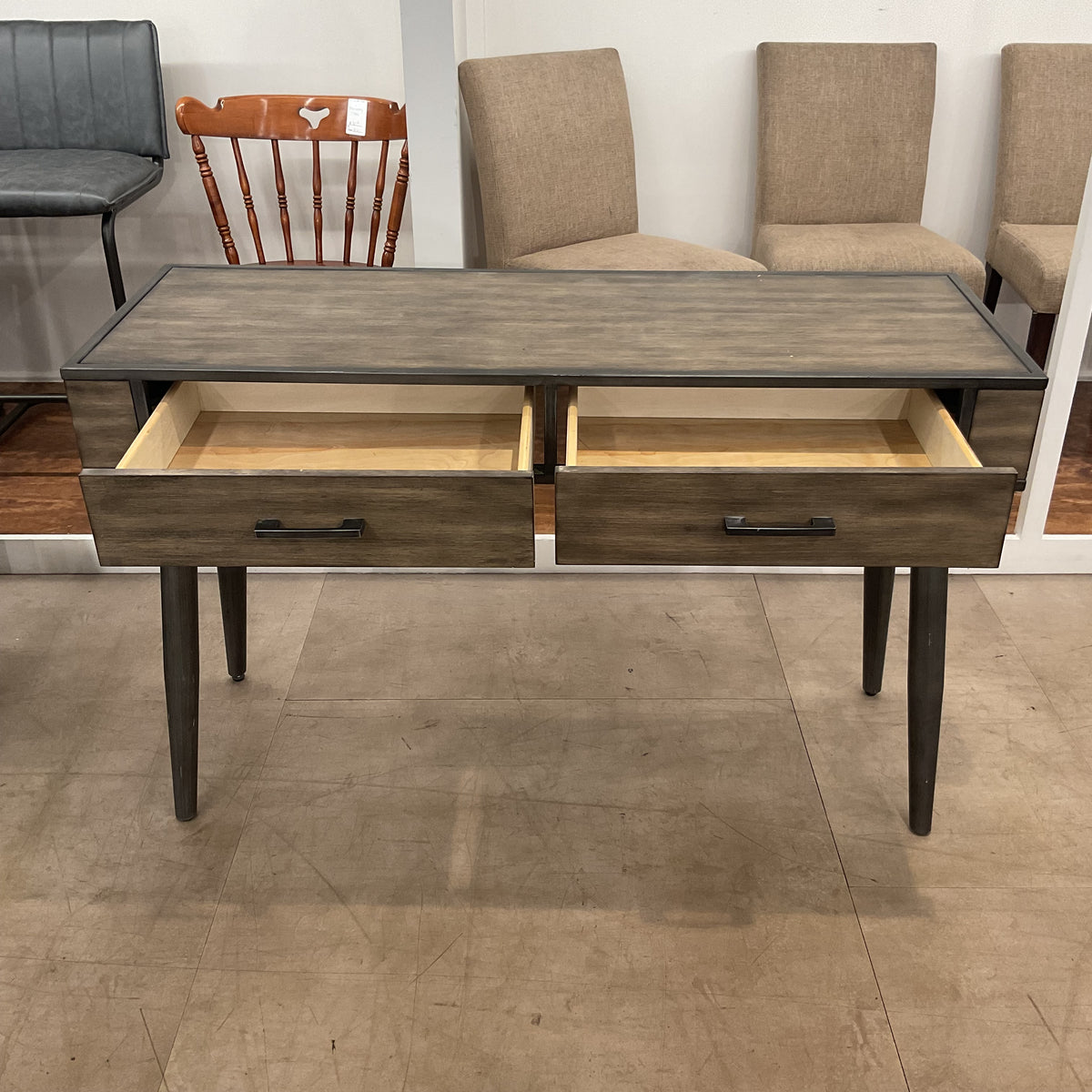 Iron Wood Sofa Table