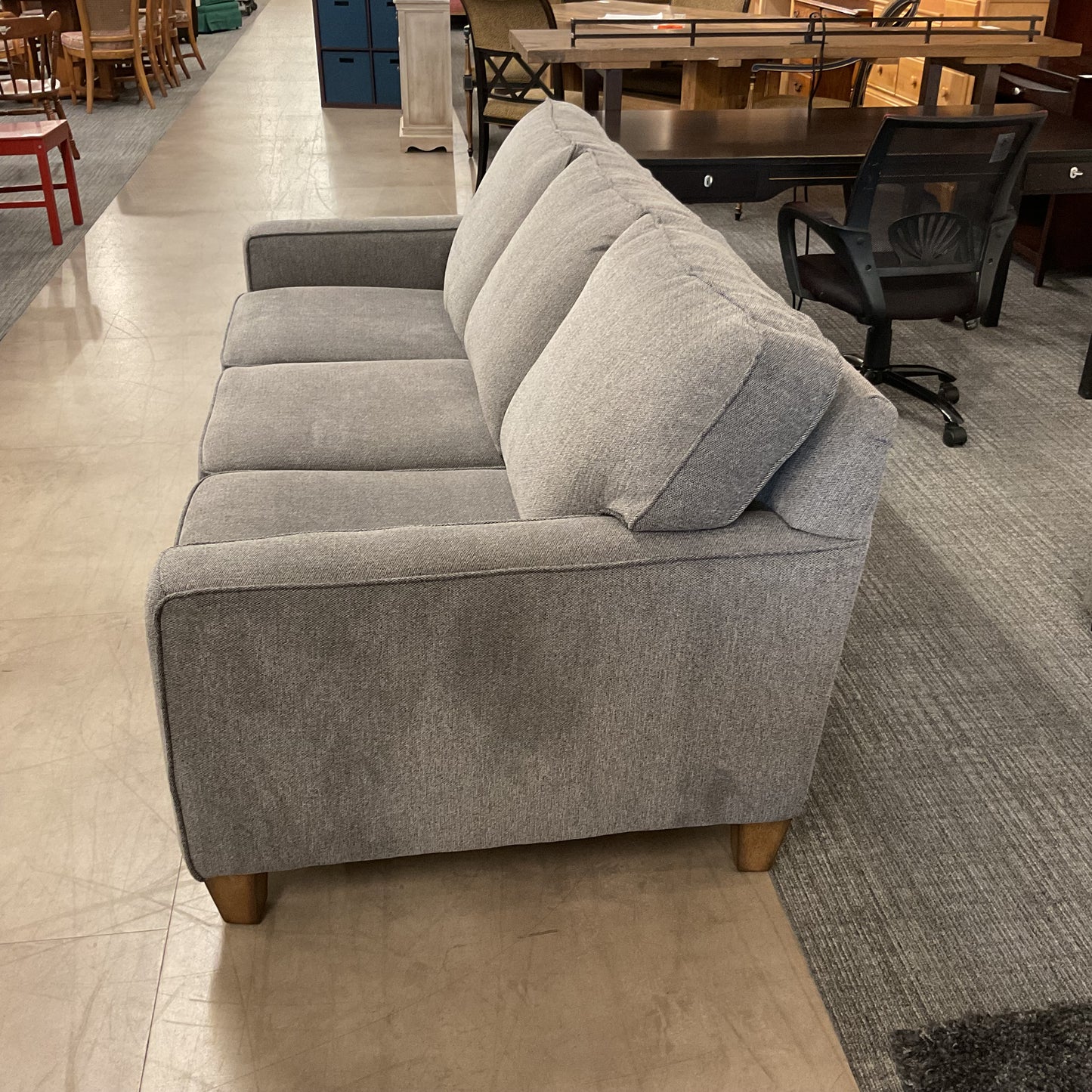 Three-Seater Gray Couch