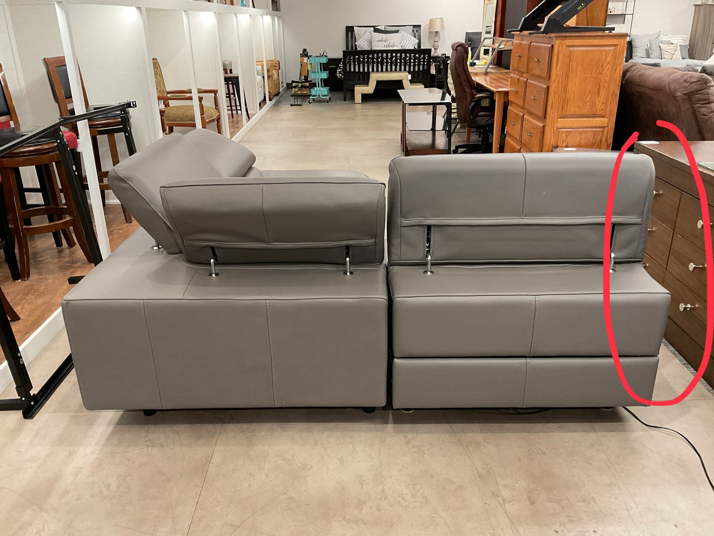 Room & Board Elio Leather (partial) Sectional