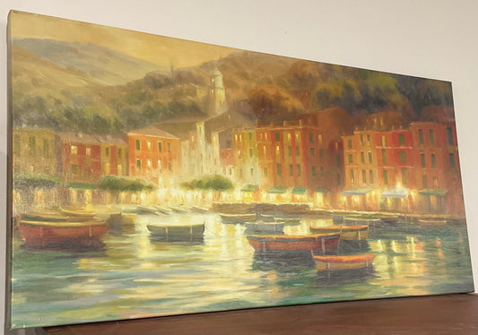 Riverside Canvas Painting