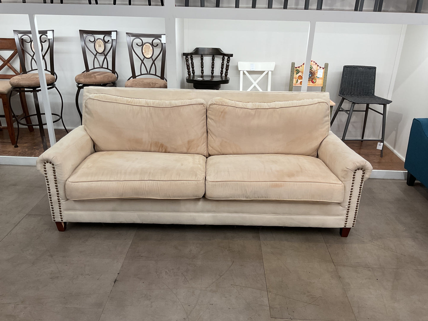 Brass Tacks Sofa (WH)