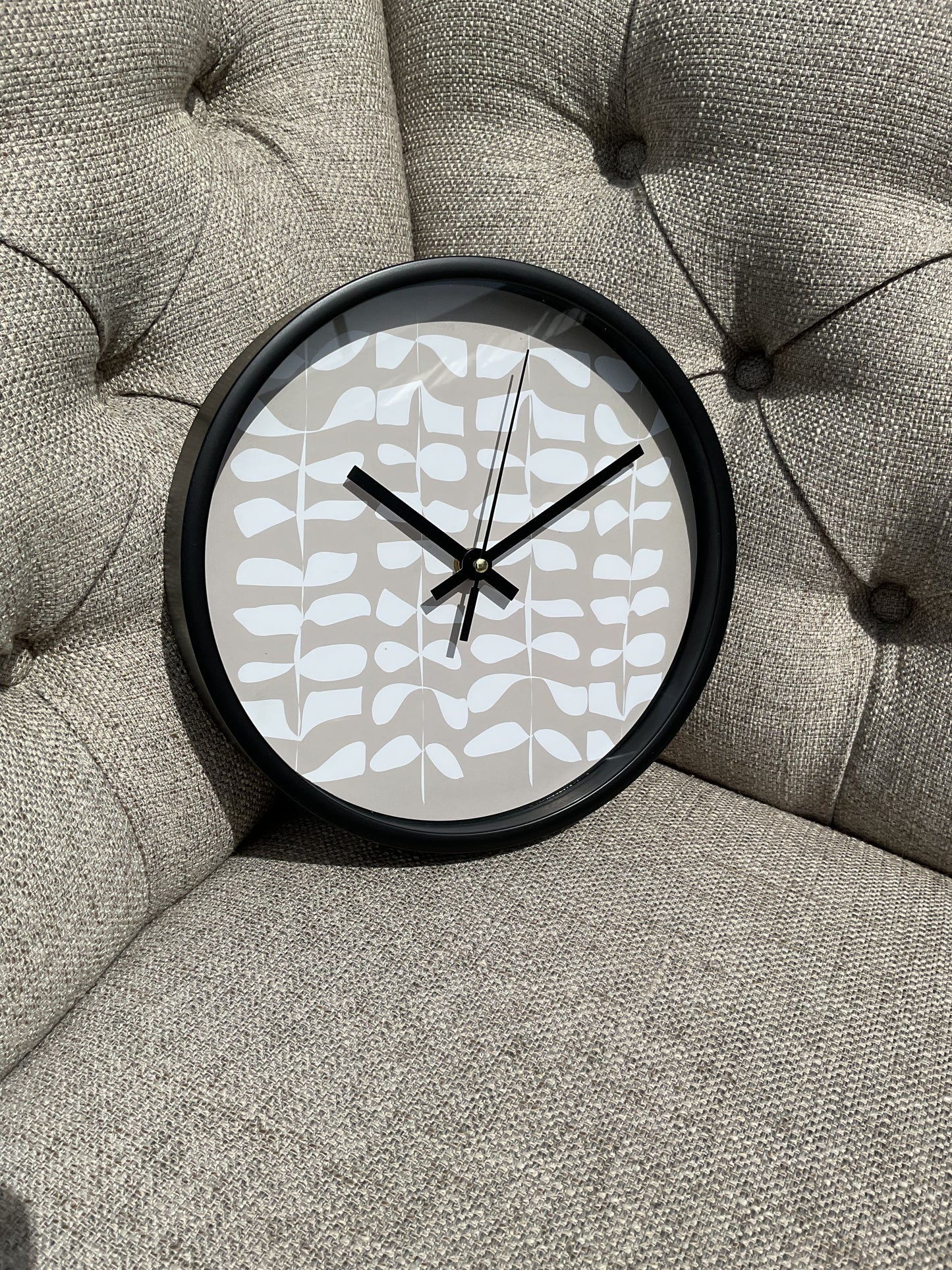 Shades Of Grey Clock