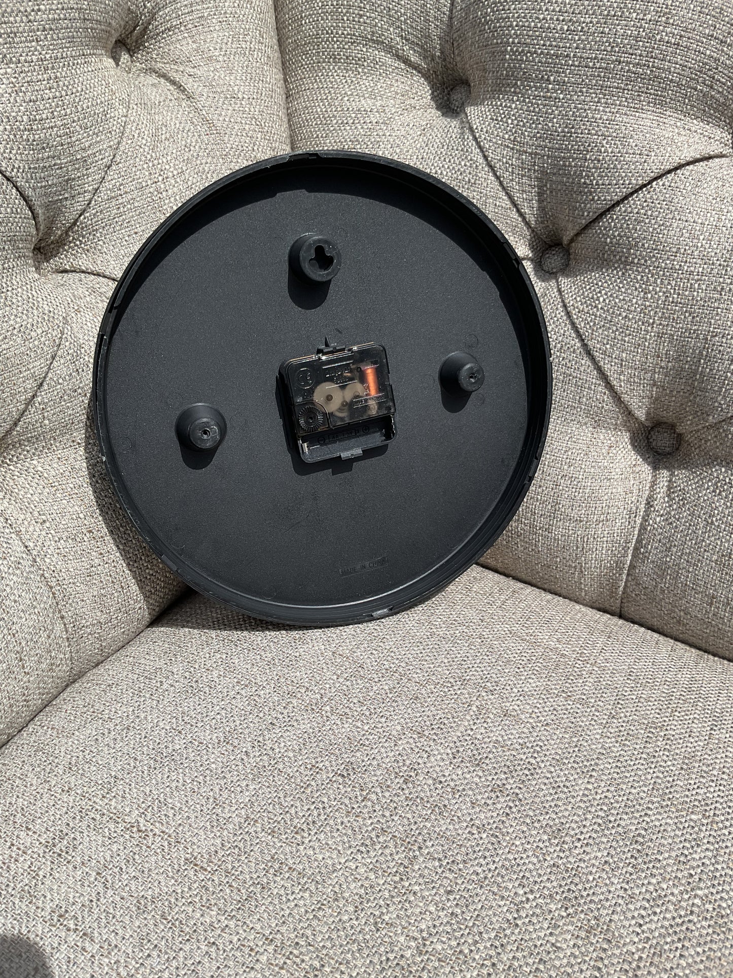 Shades Of Grey Clock