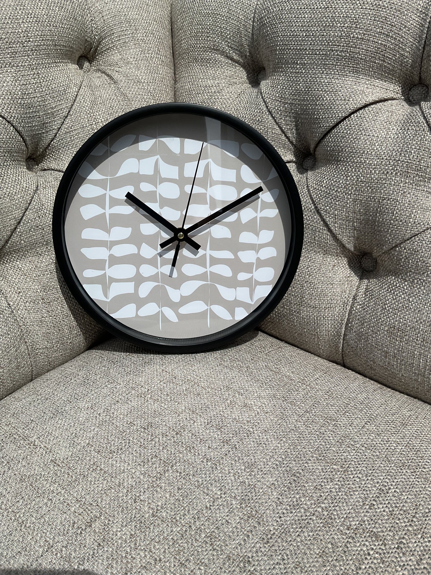 Shades Of Grey Clock