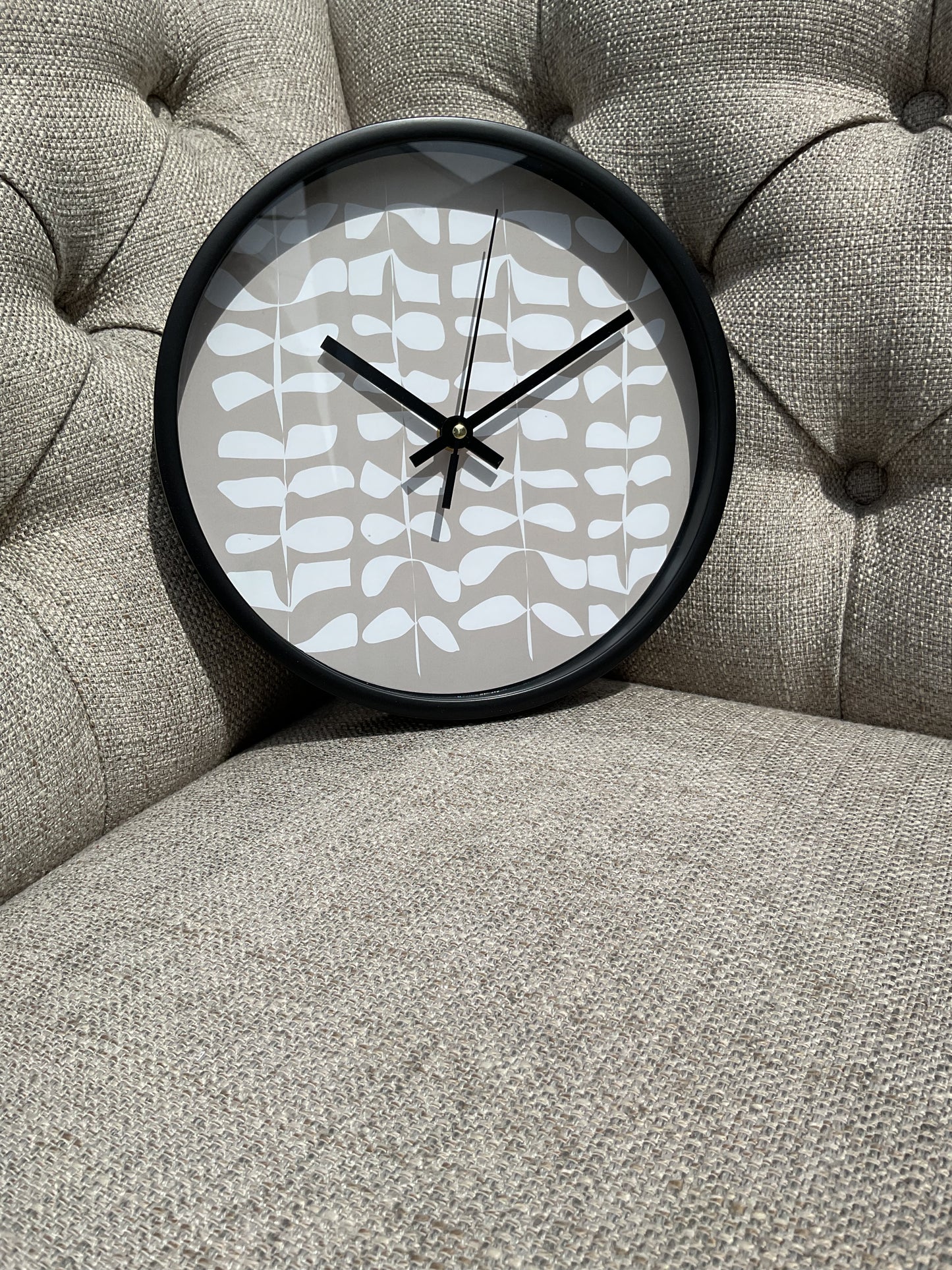 Shades Of Grey Clock