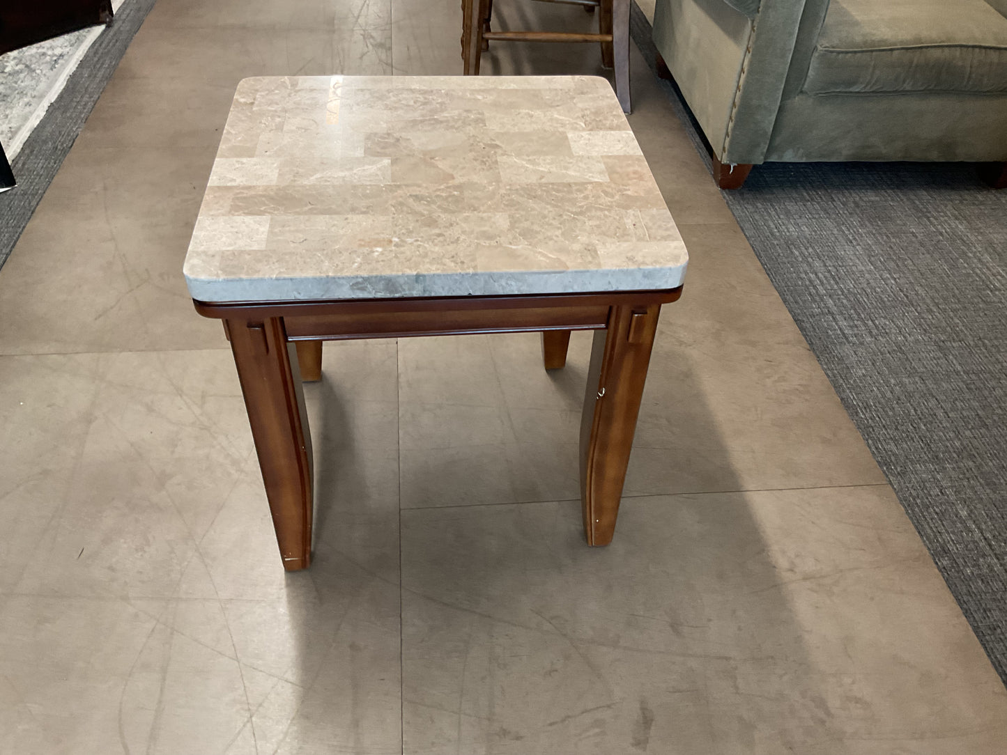 Marble Tiled End Table